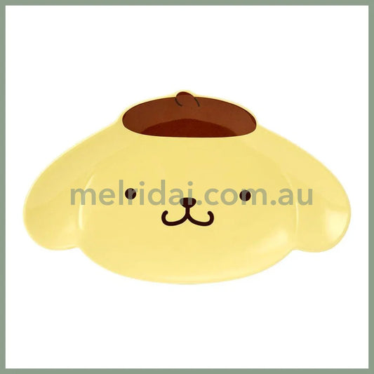SANRIO | Pom Pom Purin Face Shaped Plate Microwave Dishwasher And Dryer Safe 200x116x15mm