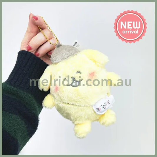 SANRIO | Pom Pom Purin Howakoro Club Mascot Holder Bag Charm Keychain 180mm