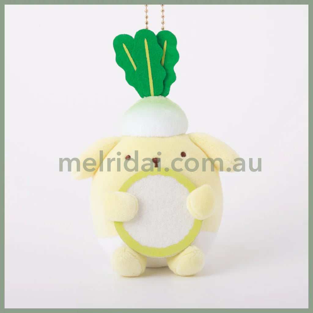 Sanrio | Pom Purin Plush Keychain Mascot Holder 10Cm (Radish)