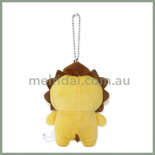 SANRIO | Pom Pom Purin Plush Keychain Mascot Holder 115×115×32mm (Animal Lion)