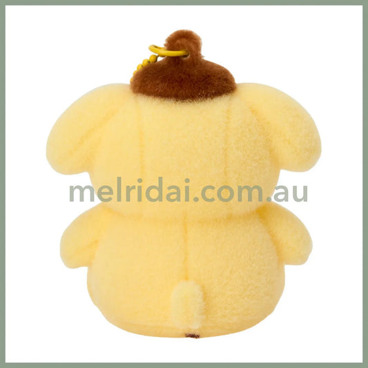 SANRIO | Pom Pom Purin Pompompurin Flocky Mascot Holder Keychain Bag Charm 50×45×70mm