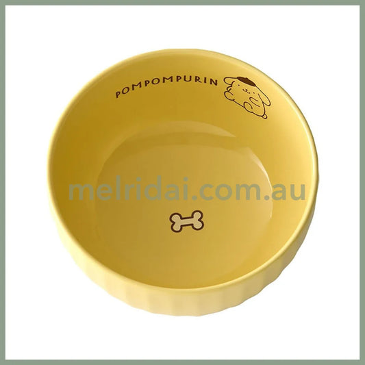 SANRIO | Pompom Purin Ceramic Bowl Pink 14.1×13×7.1cm (New Life)