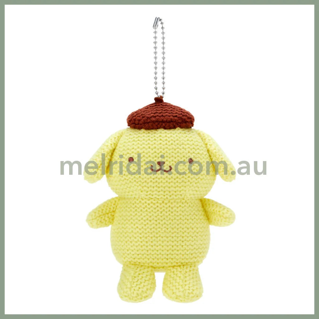 Sanrio | Amigurumi-Style Knit Mascot Holder Keychain 13×5×11Cm 日本三丽鸥