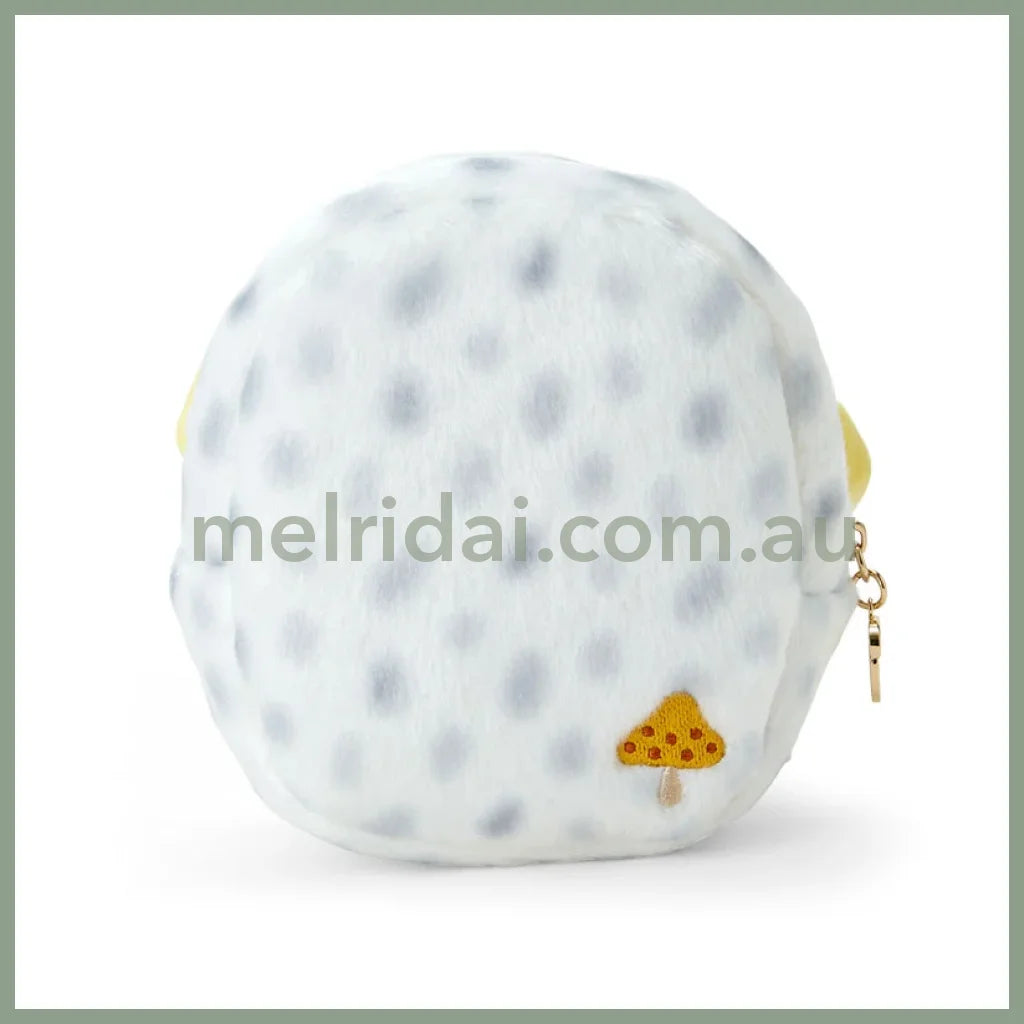 Sanrio | Plush Zipper Pouch 12×6×14Cm (Forest Small Animals) 布丁狗Pom Pom Purin