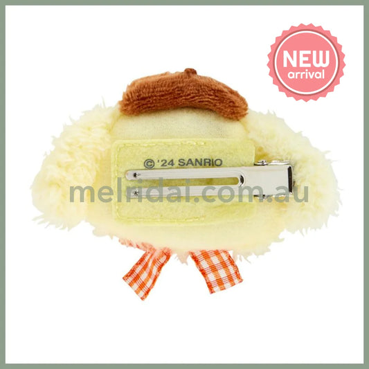 SANRIO | Pompompurin Pom Pom Purin Face-shaped Hair Clip Hair Accessory 7.5×2.5×5cm