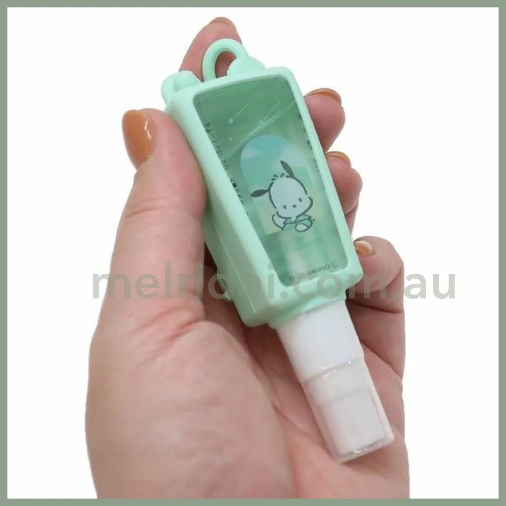 Sanrio | Portable Hand Spray 30Ml 日本三丽鸥 便携洗手液喷雾/硅胶套可拆/可替换/包挂 帕恰狗Pochacco