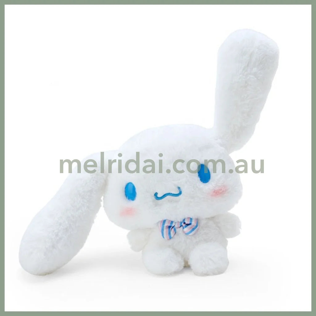 Sanrio | Posable Plush Cinnamoroll 28 X 18 13 Cm (Otegami) 日本三丽鸥 玉桂狗 毛绒玩偶/公仔 耳朵可凹造型 可扎起来(情书系列)