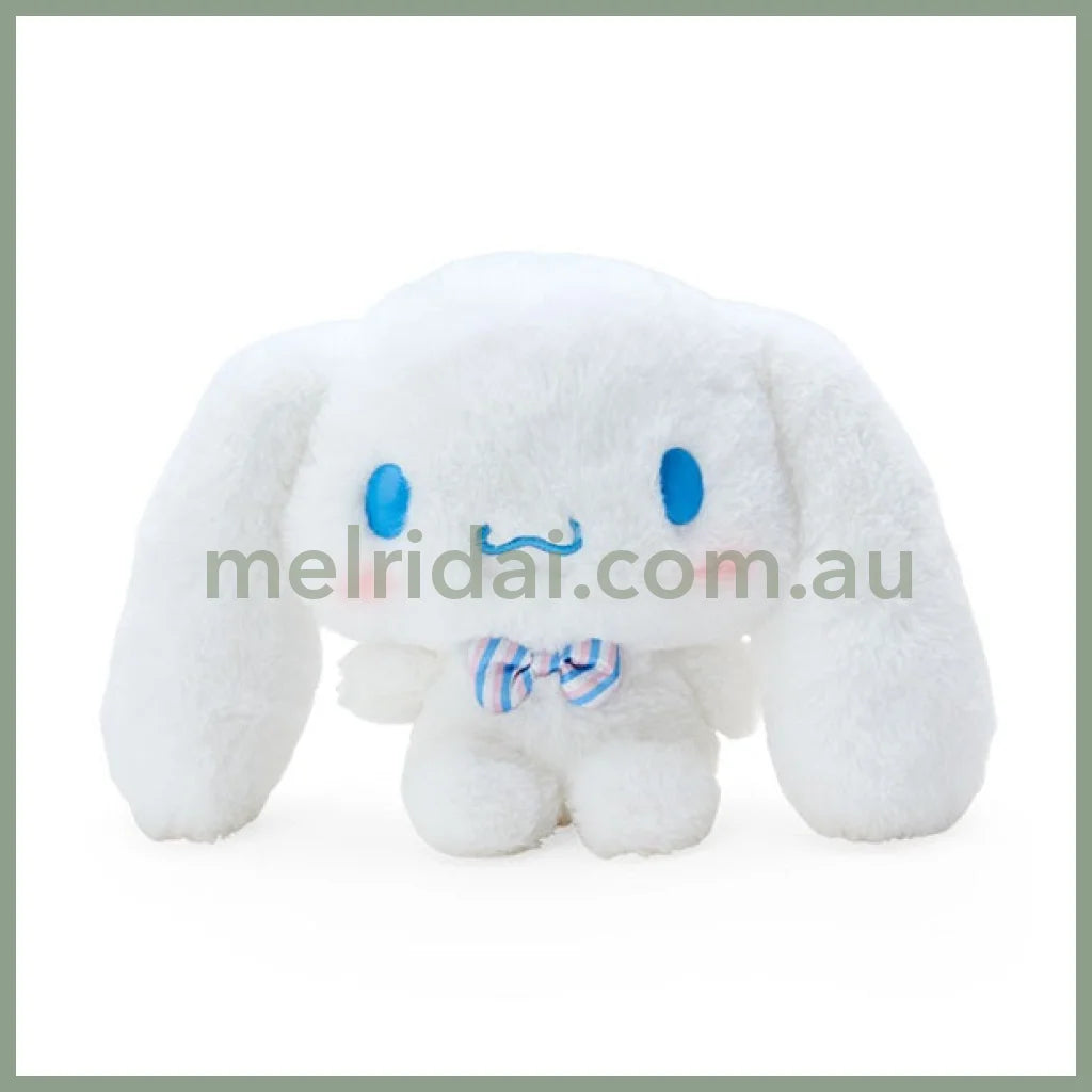 Sanrio | Posable Plush Cinnamoroll 28 X 18 13 Cm (Otegami) 日本三丽鸥 玉桂狗 毛绒玩偶/公仔 耳朵可凹造型 可扎起来(情书系列)
