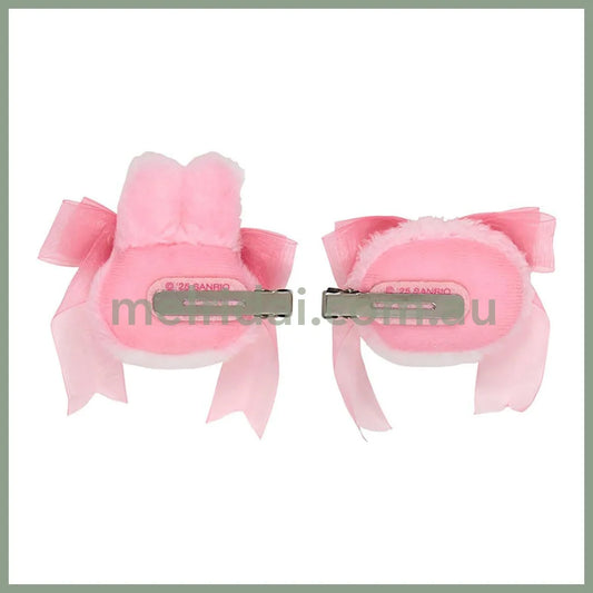 SANRIO | Ribbon Princess My Melody & My Sweet Piano Hair Clip Set 15.9 x 10.8 x 2.8cm (Birthday 50th Anniversary)