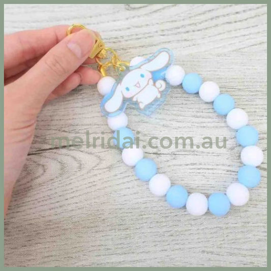 SANRIO | Rubber Beads Strap Phone Strap 10 x 85 x 237mm (Cinnamoroll)