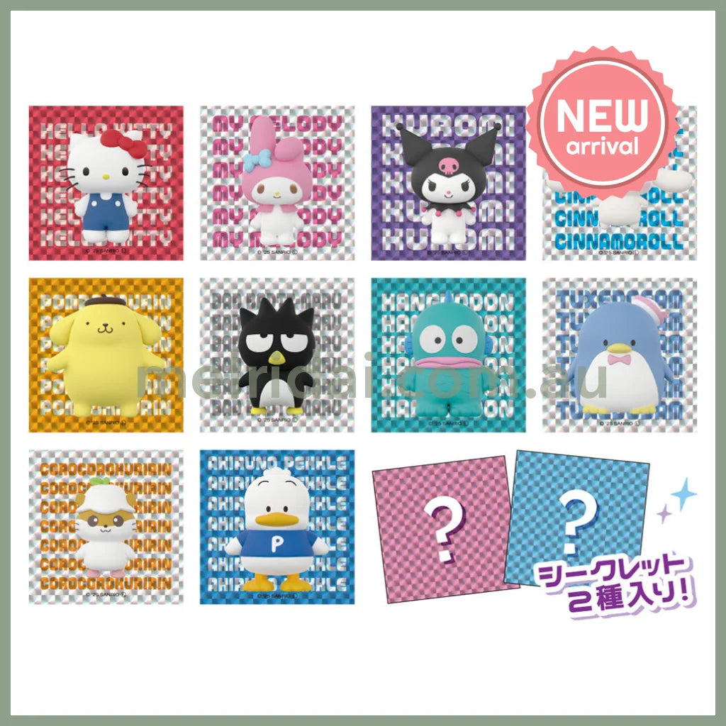 SANRIO | Secret Hologram Sticker Cute Plump 3D Design Blind Bag 60 x 60mm