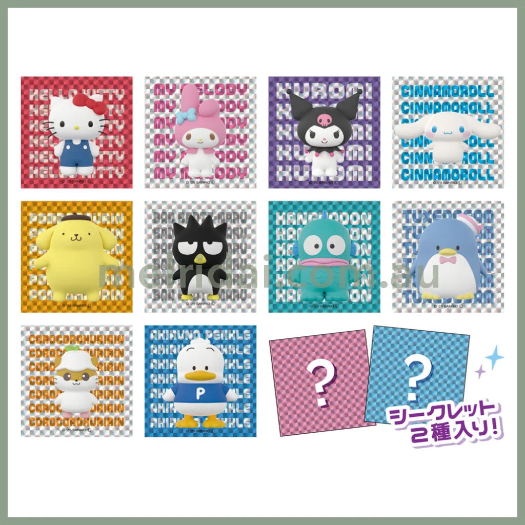 SANRIO | Secret Hologram Sticker Cute Plump 3D Design Blind Bag 60 x 60mm
