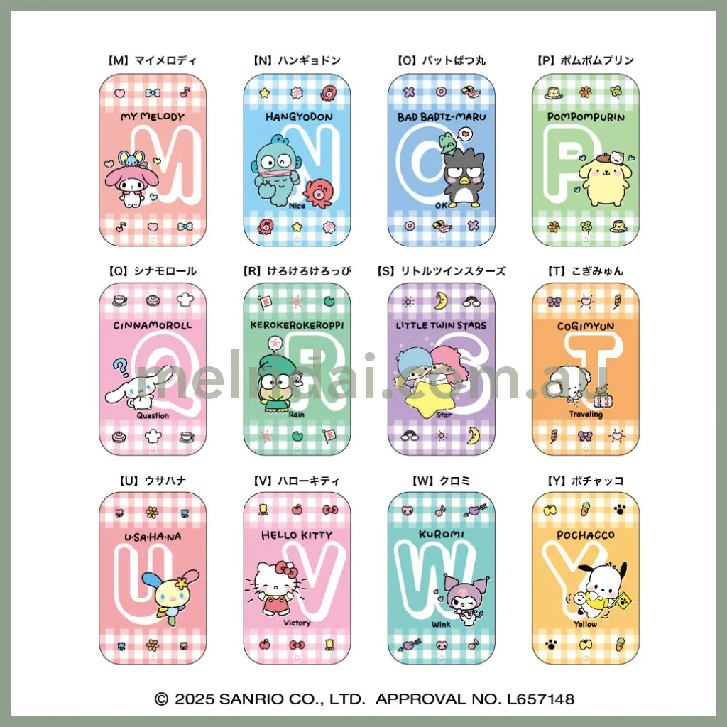 SANRIO | Secret Slide Can Canned Candy Blind Box (Alphabet ver.2)