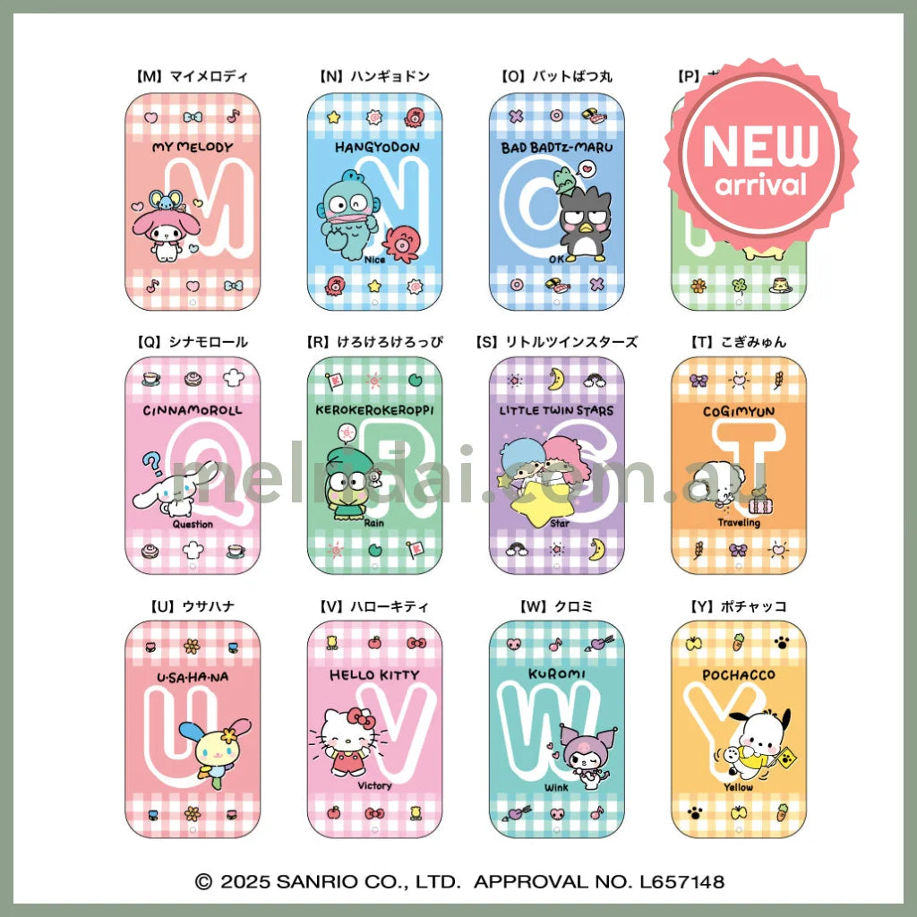 SANRIO | Secret Slide Can Canned Candy Blind Box (Alphabet ver.2)