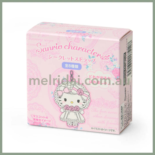 SANRIO | Secret Strap Keychain Blind Box 80×5×50mm (White Frill Design)