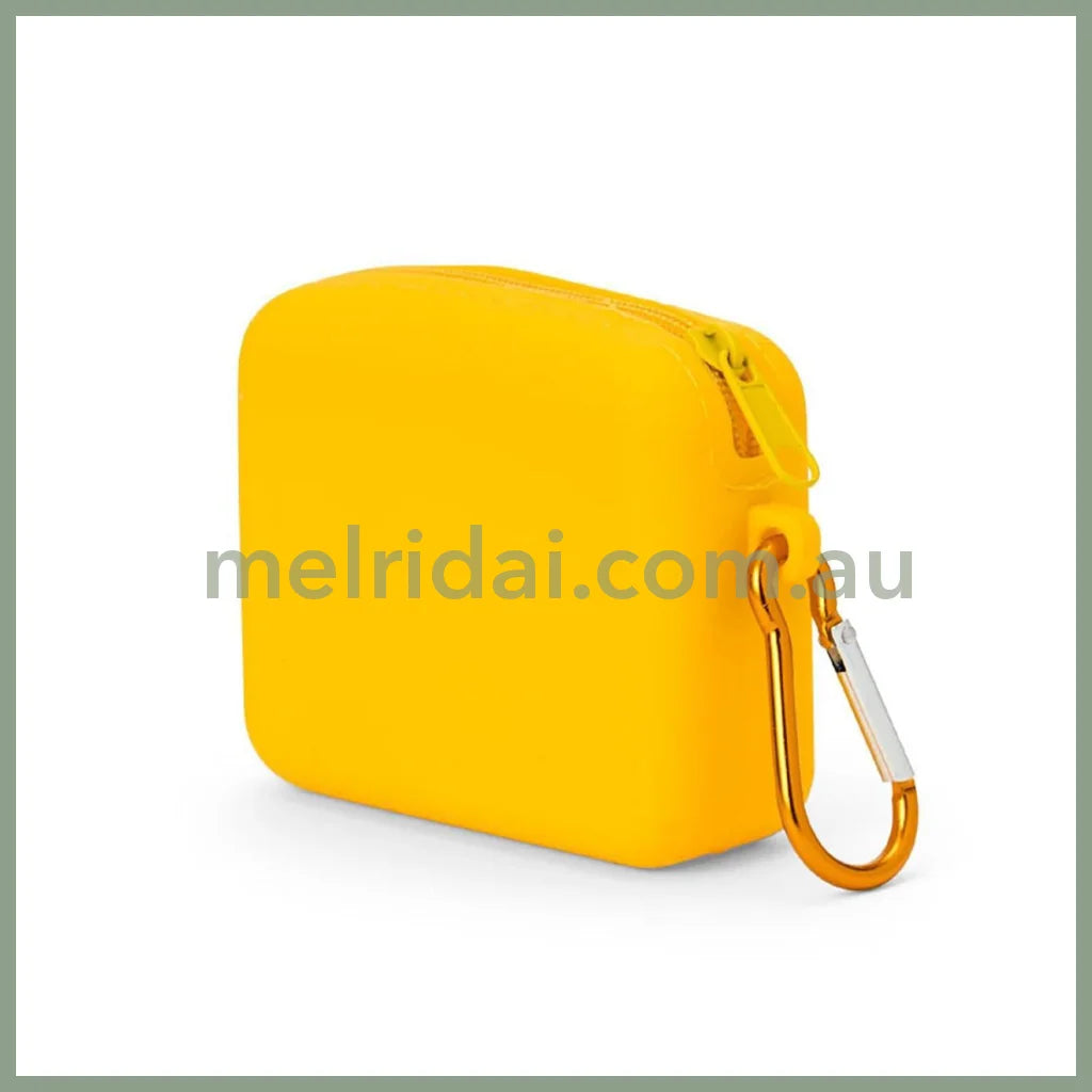 SANRIO | Silicone Material Mini Pouch Accessory Case Cosmetic Pouch Coin Purse 9.1 x 7.4 x 3.2cm (PomPomPurin)