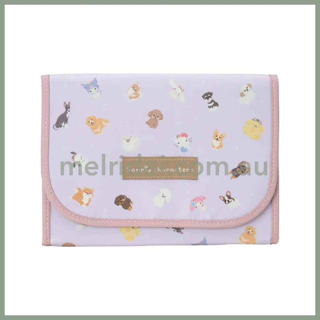 SANRIO | Small Bag Dogs Pattern Multi Case 21.0 x 15.8 x 2.7cm (Always Together My Pet)