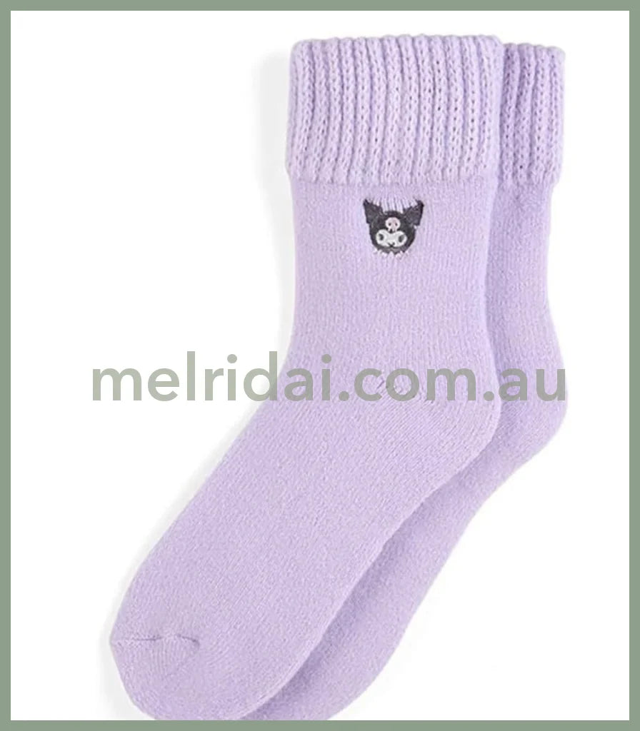 Sanrio | Soft Warm Socks (23-25Cm) // Kuromi
