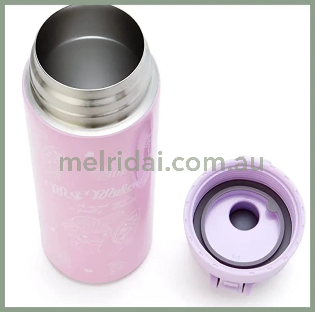 Sanrio | Stainless Steel Water Bottle With Cover My Melody 470Ml 日本三丽鸥 美乐蒂 不锈钢保温杯/保冷杯 附杯套