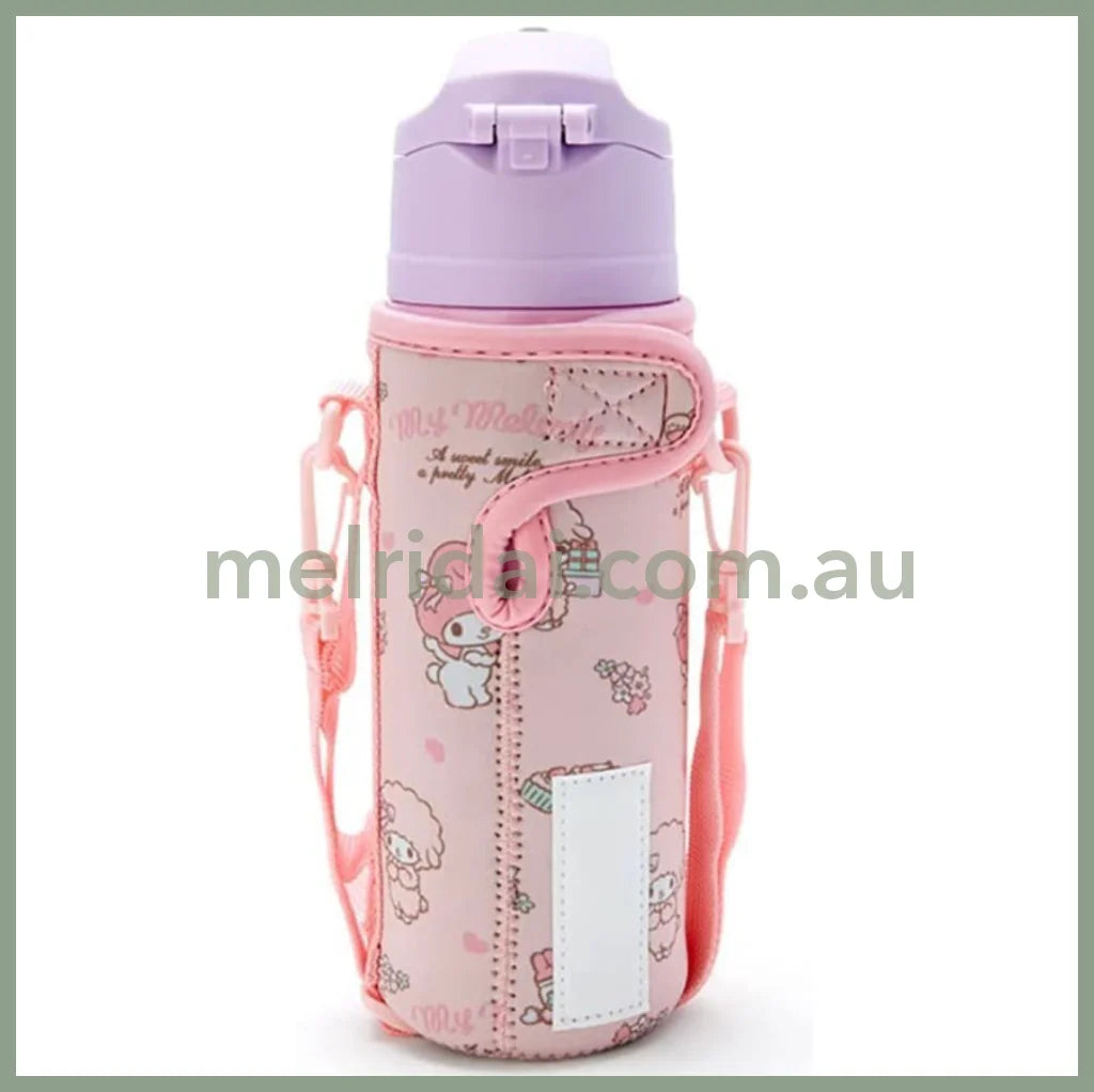 Sanrio | Stainless Steel Water Bottle With Cover My Melody 470Ml 日本三丽鸥 美乐蒂 不锈钢保温杯/保冷杯 附杯套