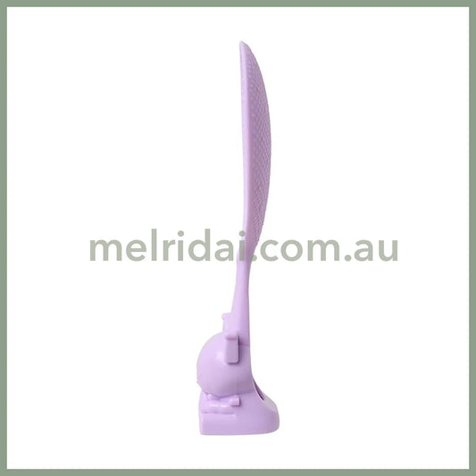 SANRIO | Standing Rice Paddle Dishwasher and Dryer Safe Non-stick Embossed Finish 22.8 x 10.0 x 3.0cm (Kuromi)
