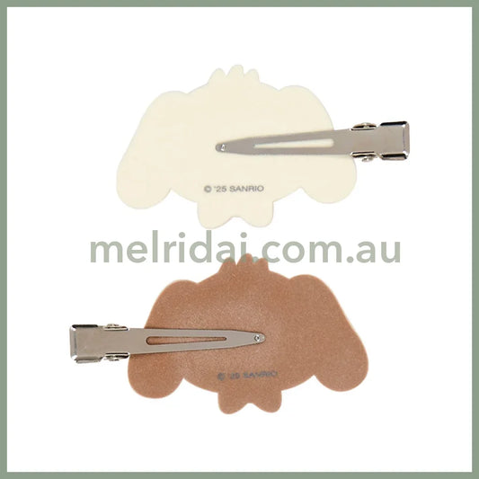 SANRIO | Sugarbunnies Flocked Bangs Clip Set Hair Clip Set 60×11×38mm