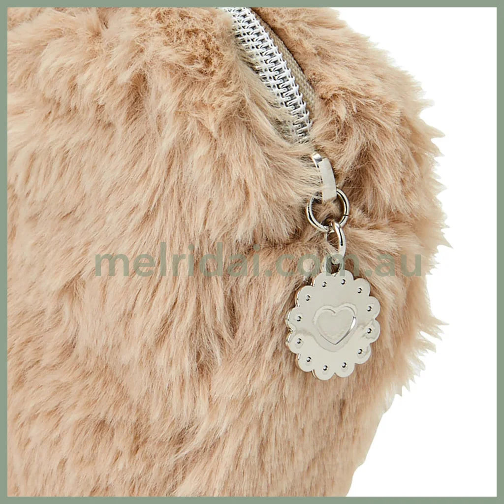 Sanrio | Sugarbunnies Fluffy Pouch 21.2 X 16.5 7.7Cm (Heisei-Born Character Heart)