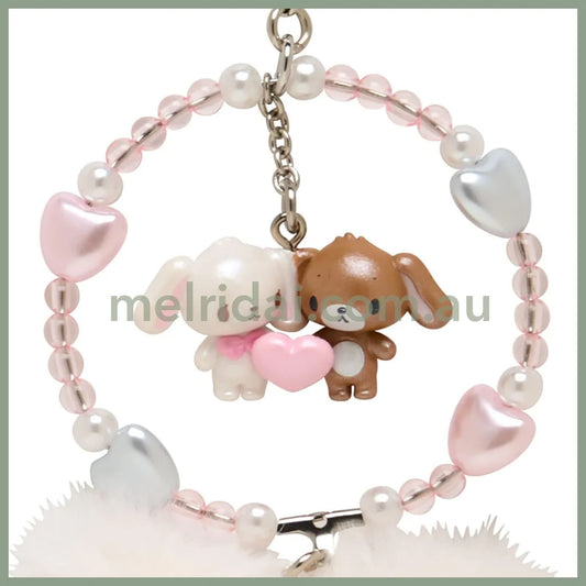 Sanrio | Sugarbunnies Strap Phone Charm 5.3×2×17Cm (Heisei-Born Character Fluffy Heart)
