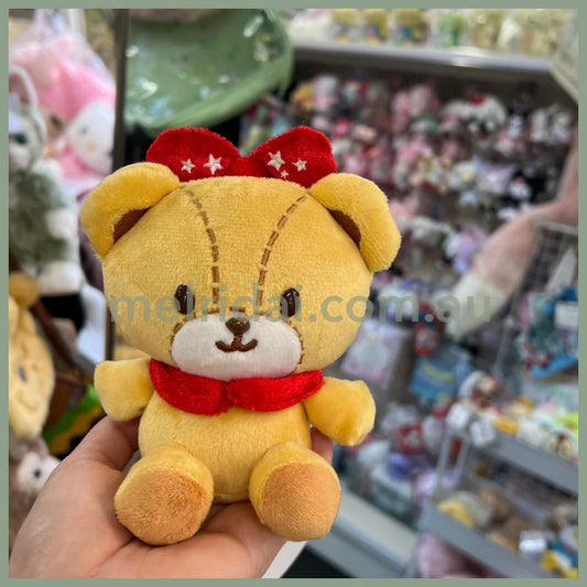 Sanrio | Tiny Chum Plush Doll & Mascot Holder Keychain (Hello Kitty 50Th Anniversary)