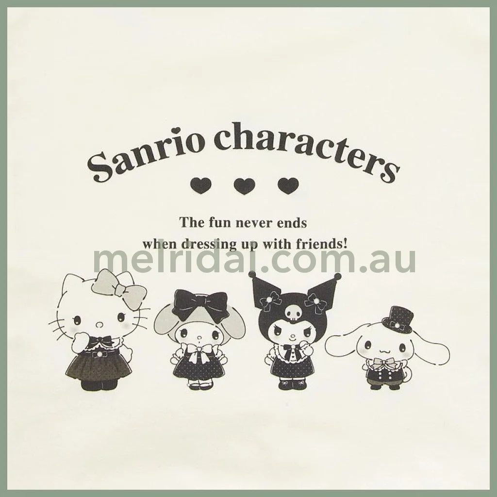 Sanrio | Tote Bag 38×8×40Cm (Tokimeki Sweet Party) 日本三丽鸥 丝绒蝴蝶结造型托特包/单肩包(天鹅绒派对)