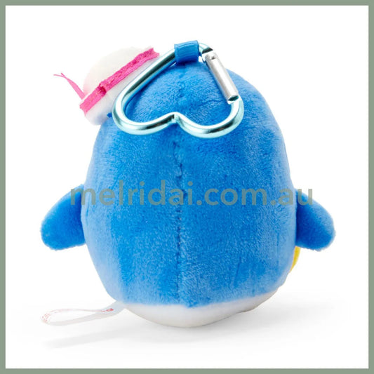 Sanrio|Tuxedo Sam Plush Mascot Holder With Heart Carabiner About 9Cm