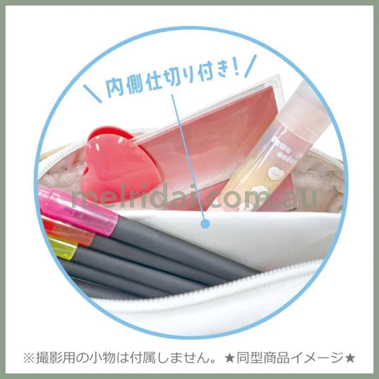 SANRIO | Twin Fluffy Plush Pen Case 19×10×5cm (Kuromi & Baku)