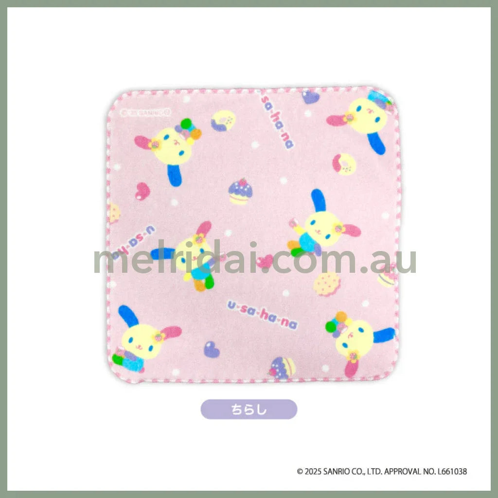 SANRIO | Usahana Mini Hand Towel 100% Cotton 250×250×3mm (Colorful)