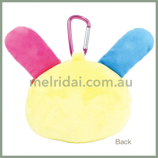 SANRIO | Usahana Plush Zipper Mascot Mini Pouch with Carabiner 200×110×50mm