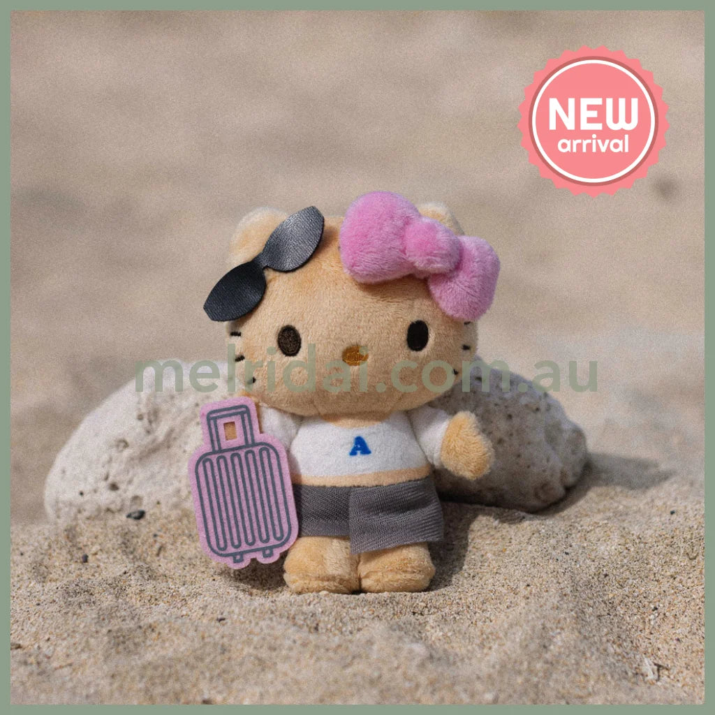 SANRIO x ALEXIA STAM | Hello Kitty Mascot Holder Plush Keychin Bag Charm (Tanned)