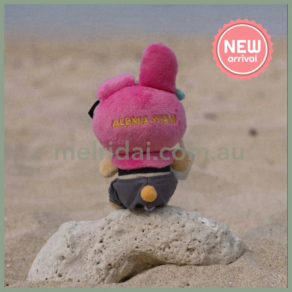 SANRIO x ALEXIA STAM | My Melody Mascot Holder Plush Keychin Bag Charm (Tanned)