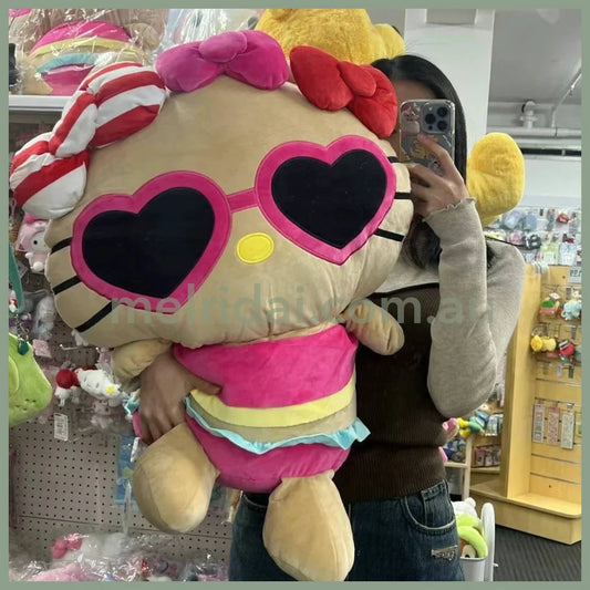 【Pick Up Only】Sanrio X Avail | Hello Kitty Plush Toy Xl Size 80Cm (Sunglass)