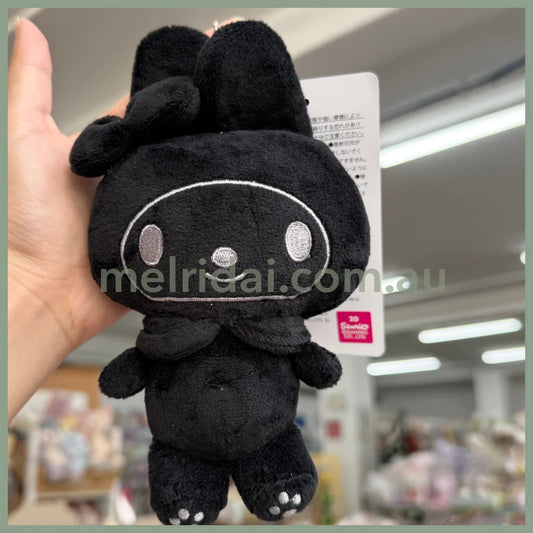 Sanrio X Avail | My Melody Mascot Holder Plush Keychain (Black)