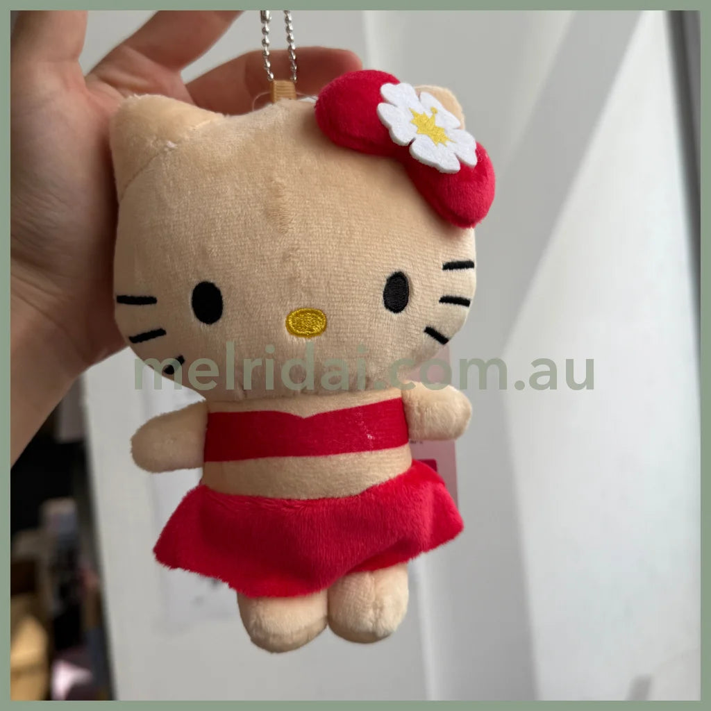 SANRIO x Avail | Tanned Hello Kitty Mascot Holder Plush Keychain Bag Charm