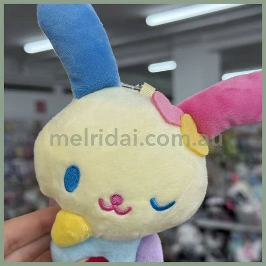SANRIO x Avail | Usahana Mascot Holder Plush Keychain Bag Charm 50×75×138mm (Heart)