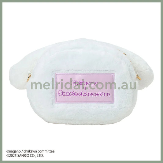 SANRIO x CHIIKAWA | Cinnamoroll Hachiware Plush Shoulder Bag Crossbody Bag 23.5×5×12.5cm