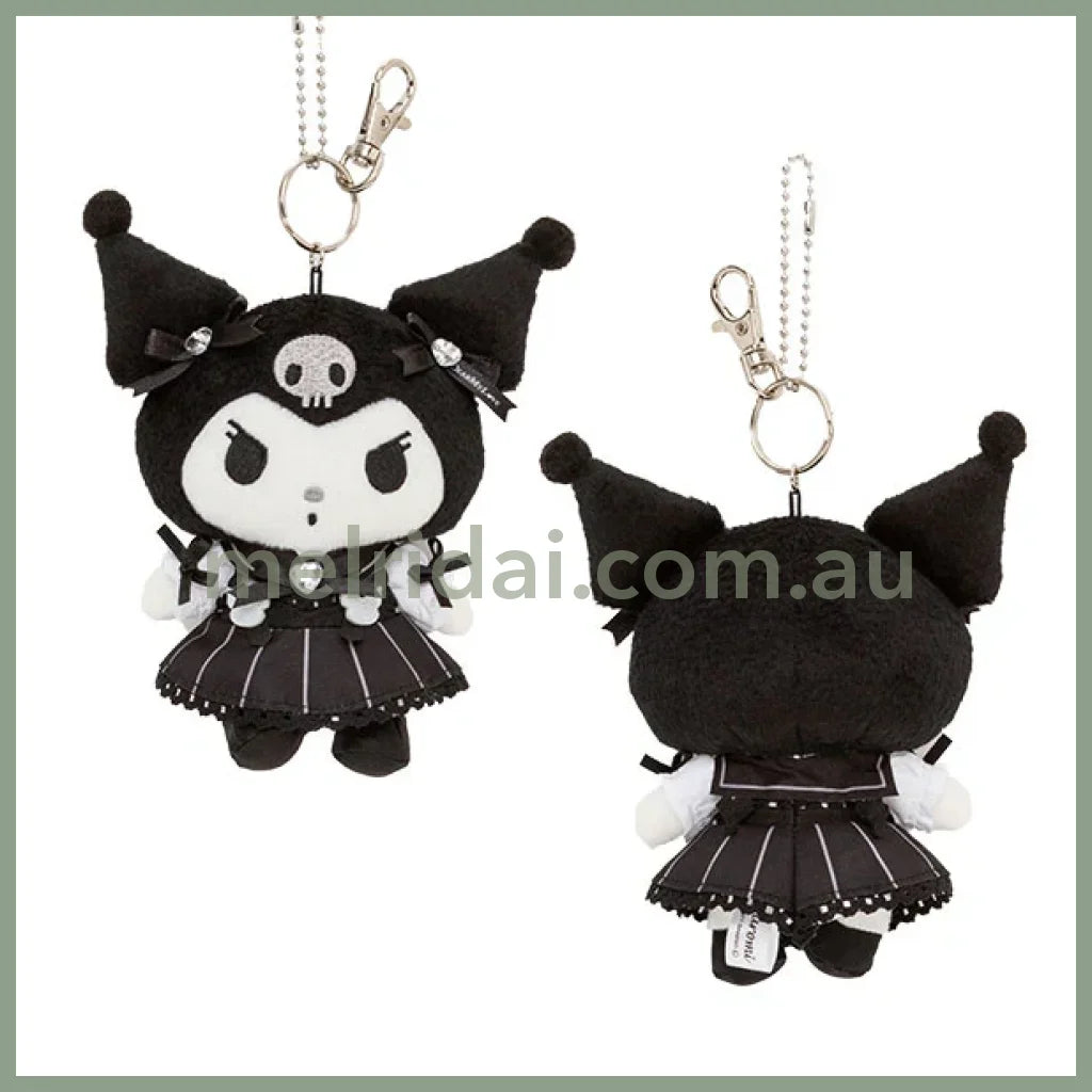 Sanrio X Dearmylove | Kuromi Mascot Holder Plush Keychain 12Cm Approx.