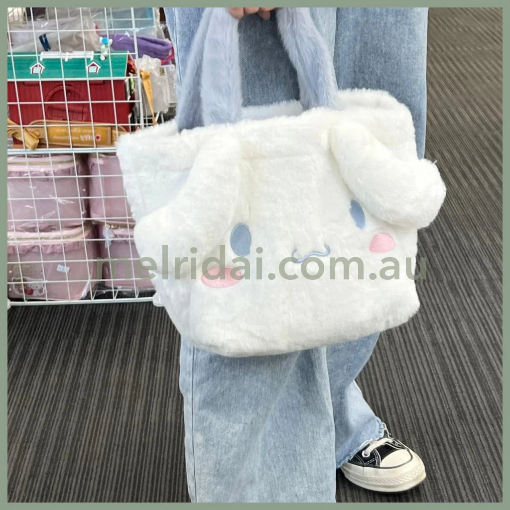 Sanrio X Grlfluffy Tote Cinnamoroll -White