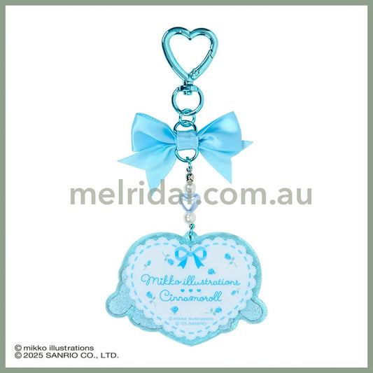 SANRIO x mikko illustrations | Cinnamoroll Acrylic Keychain 70×4×50mm