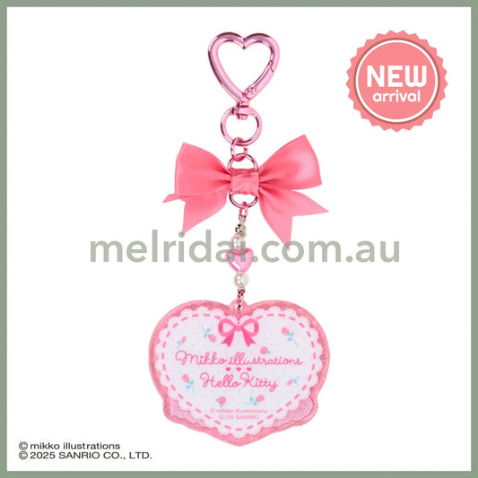 SANRIO x mikko illustrations | Hello Kitty Acrylic Keychain 70×4×50mm