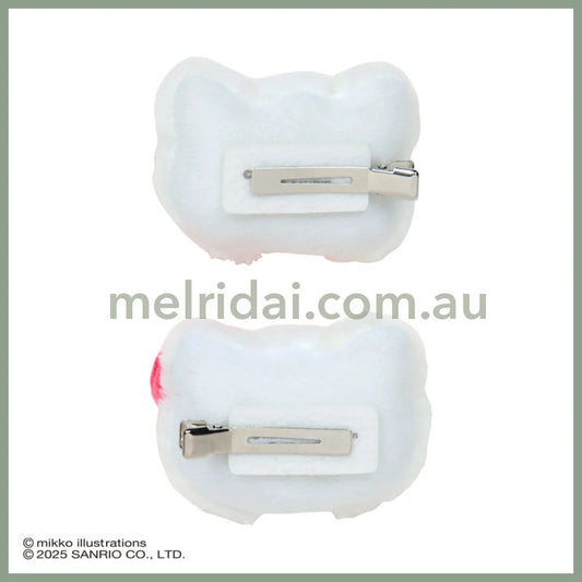 SANRIO x mikko illustrations | Hello Kitty Hair Clip Set 70×40×50mm