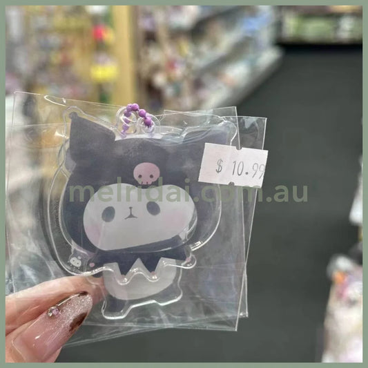 Sanrio X Mochipan | Acrylic Keychain Kuromi H120×W65×D3Mm