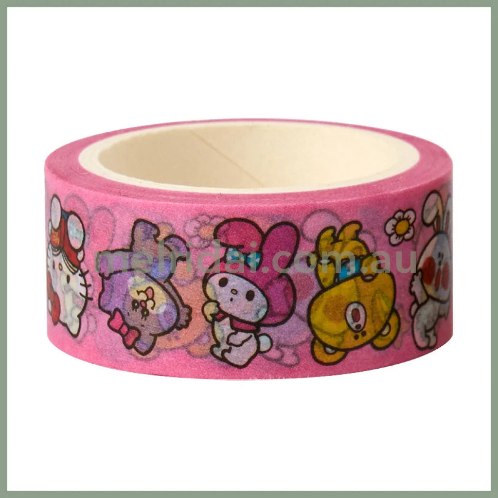 Sanrio x SWIMMER | Masking Tape & Case Set W9 x H8.5 x D17 cm (2nd Edition)