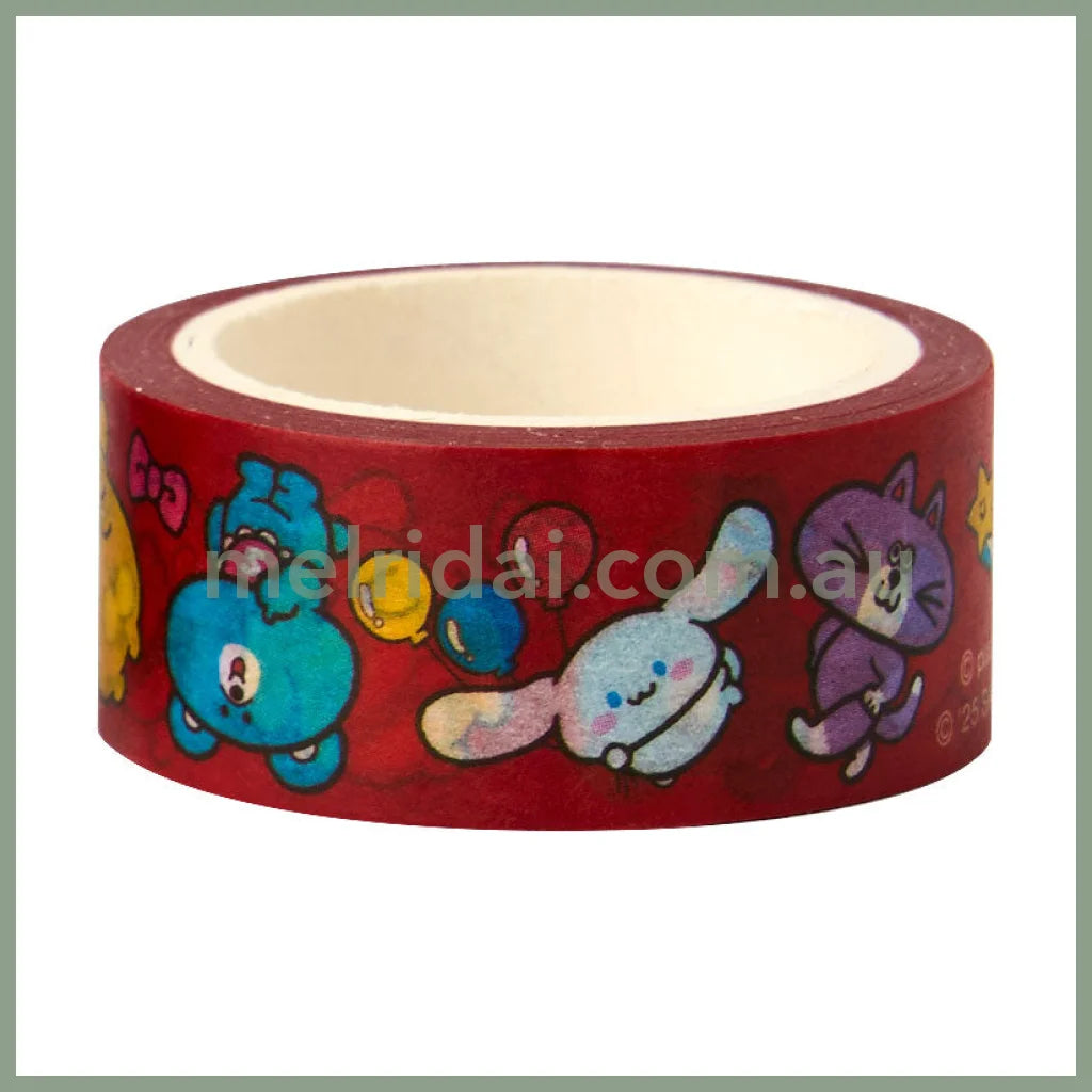Sanrio x SWIMMER | Masking Tape & Case Set W9 x H8.5 x D17 cm (2nd Edition)