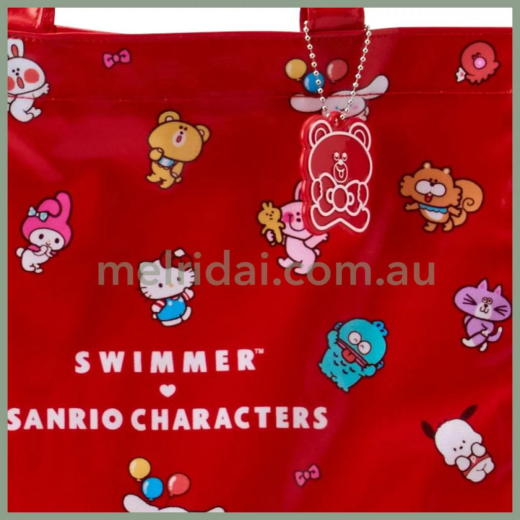 Sanrio x SWIMMER | Tote Bag with Charm W31cm x D11cm x H37.5cm (2nd Edition)